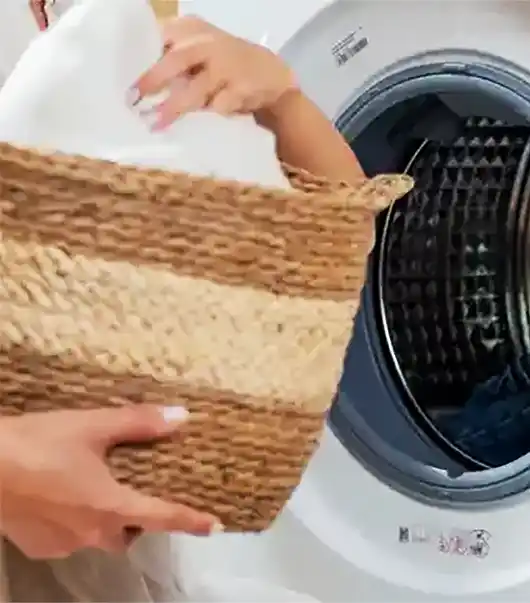Canvas bag and washing machine